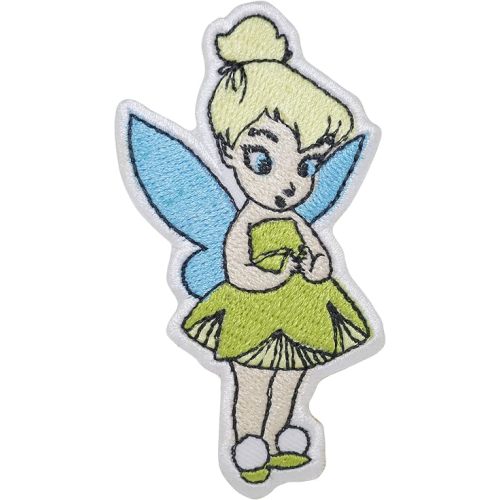 Octory Tinkerbell Iron On Patches for Clothing Saw On/Iron On Embroidered Patch Applique for Jeans, Hats, Bags