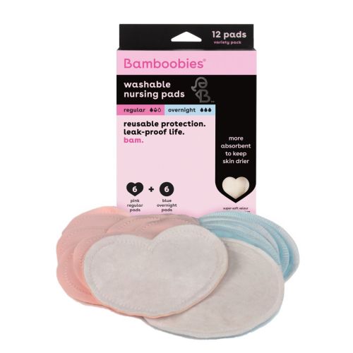 Six Washable Nursing Pads Variety Pack | Bamboobies