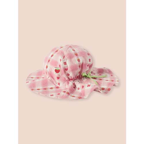 Pink Gingham Hat for Kids | Very Berry Collection - Goldie + Ace
