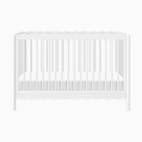 babyletto Swell 4-in-1 Convertible Crib with Conversion Kit - White
