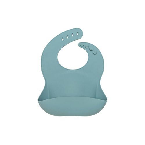 Loulou Lollipop Silicone Bib Slate