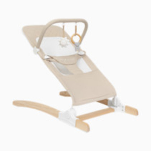 Baby Delight Heirloom Aspen Organic Wooden Bouncer - Organic Oat