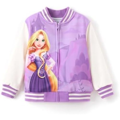 Disney Varsity Bomber Jacket for Kids 2-14Y, Cute Outerwear, Character Coat