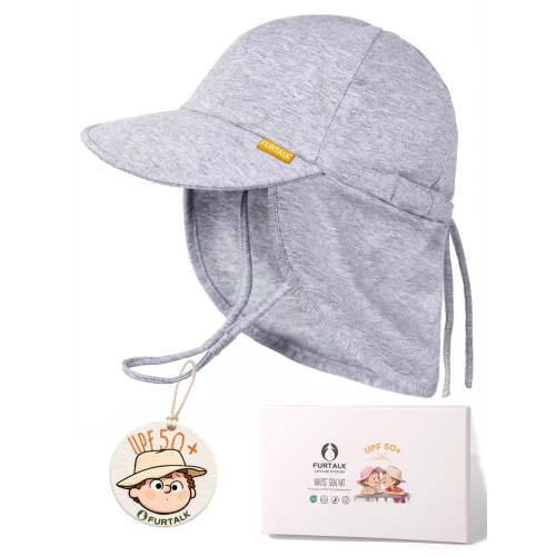 FURTALK, Baby Sun Hat, 0-6 Months, UPF 50+ UV Ray Protection
