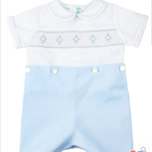 Smocked Diamond Bobby Suit