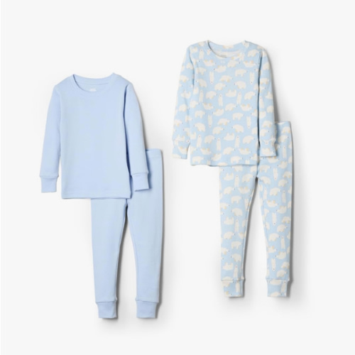 Amazon Essentials x Sofia Grainge Unisex Babies, Toddlers and Kids' Snug-Fit Cotton Pajamas, Pack of 2