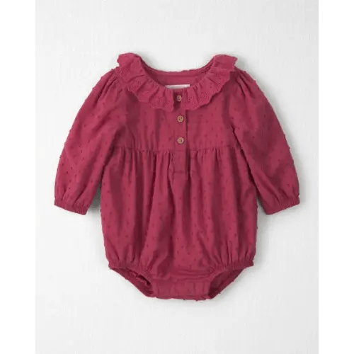 Baby Girl Organic Cotton Prairie Bubble - Little Planet | Carter's