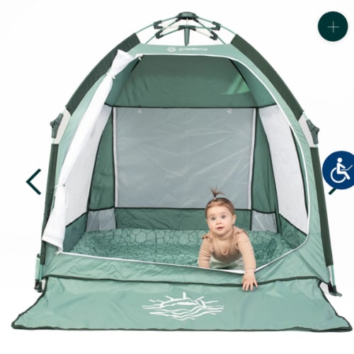 Go With Me® Villa Portable Tent/Playard-Garden Green – Baby Delight