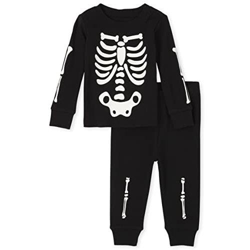 The Children's Place Family Matching Halloween and Holiday Pajama Sets, Cotton
