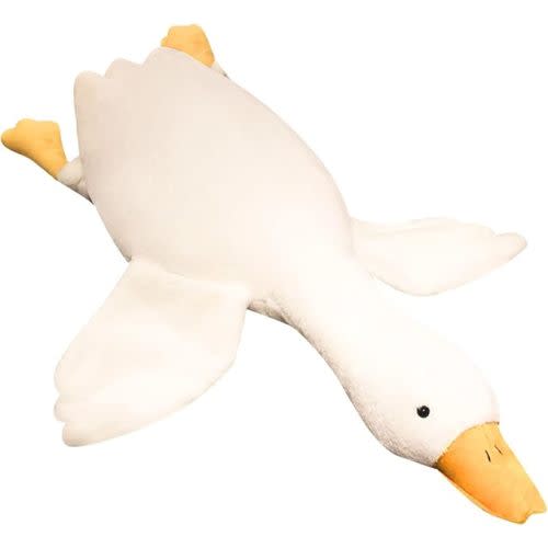 Goose Stuffed Animal White Swan Throw Plush Pillow Super Soft Sleeping Pillow