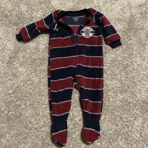 Children’s Place Fleece Footed Pajama Sleeper, Size 3-6 M