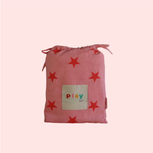 Strawberry Star Fitted Sheet Set – Play Linen