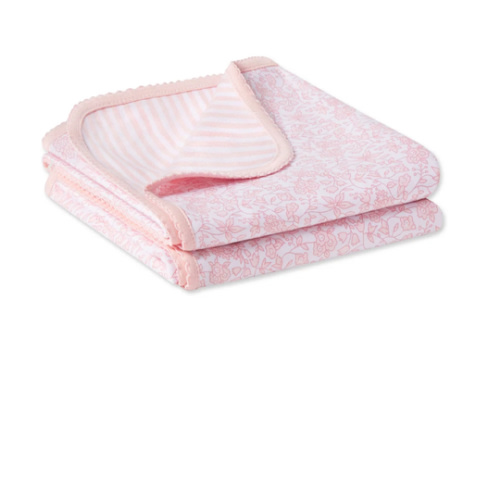 Reversible Baby Blanket in english rose Multi — Default Title