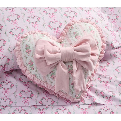 LoveShackFancy Heart Chocolate Box Pillow