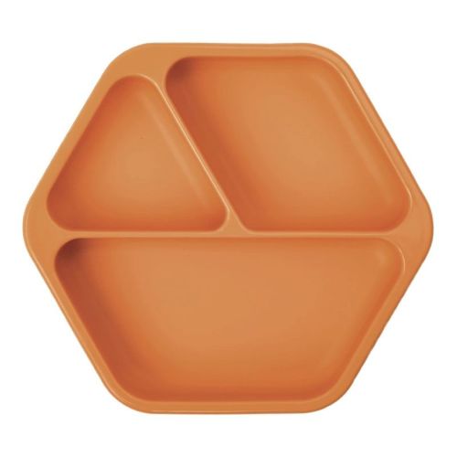 Tiny Twinkle Silicone Suction Divided Plate Baby/Toddler Dish for Independent Eating