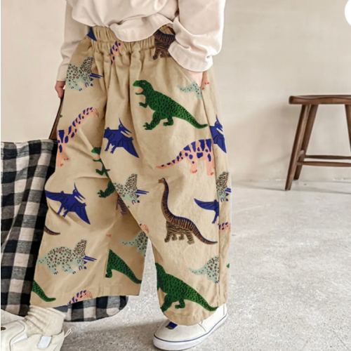 Baby & Kids Dinosaur Print Casual Pants