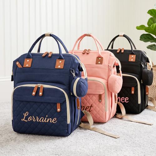 Personalized Diaper Bag Backpack Gift for Mom, Diaper Backpack for Baby Boy and Girl, Baby Shower Gift, New Mom Gift, Newborn Gift Bag