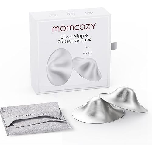 Momcozy 999 Hole-Free Metal Nipple Shields XXL Size