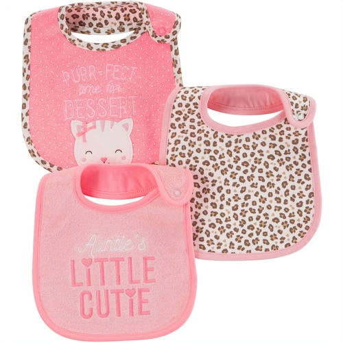 Child of Mine by Carter's Newborn Baby Girl 3 Pack Bibs