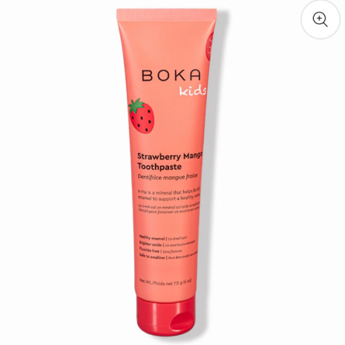 Buy Boka Strawberry Mango Flavored Toothpaste for Kids & Adults