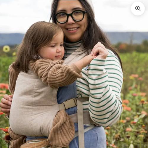 Tan Buckle Baby Carrier | Ergonomic Soft Structured Carrier
