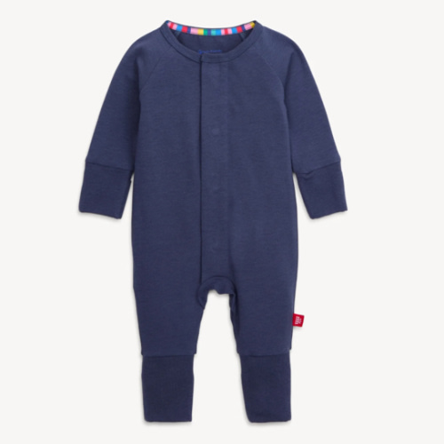 (6-9m) harbor blue cloudstretch™ magnetic grow with me convertible coverall