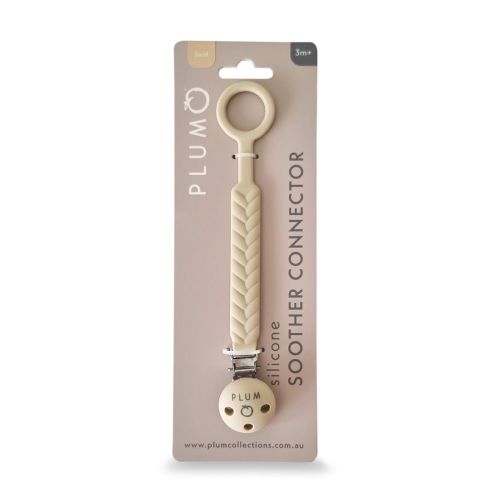 Plum Soother Connector Sand