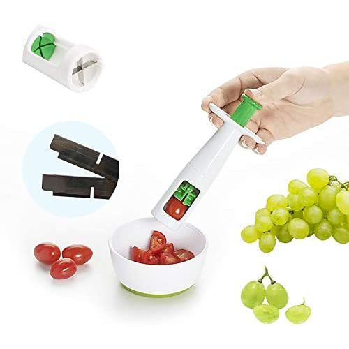 ORYX Grape Cutter, Grape Slicer for Kids Cherry Tomato Grapes Seedless Salad Rapid Slicer Fruit And Vegetable Cutter Cooking Tool