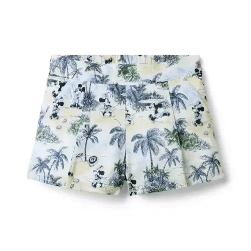 Girl White Surf Toile Disney Mickey Mouse Surf Toile Short by Janie and Jack