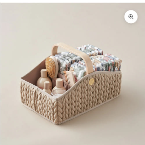 HAPP Brand Diaper Caddy - Beige