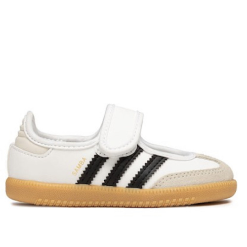 adidas Samba Jane Sneaker - Baby / Toddler - Cloud White / Core Black / Gum | Journeys