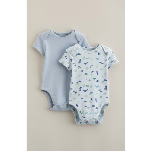 Assorted 2-Pack Bodysuits, 3M