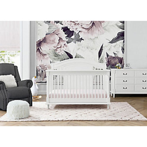 Delta Children Juliette 6-in-1 Convertible Crib with Toddler Rail