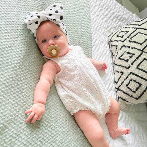 Black Polkadot Larger Bow Cable Knit Headband – Betty Brown Boutique Ltd