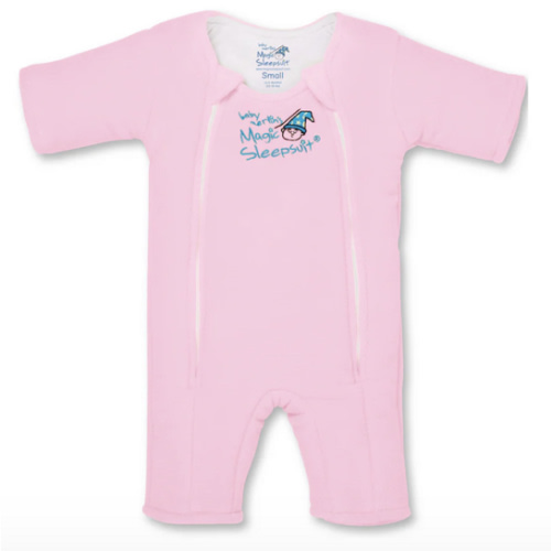 Pink Baby Merlin’s Magic Sleepsuit – Soft Microfleece Infant Sleep Solution