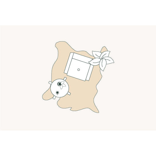 Essie Textured Arc Rug | Beige – Rugs USA