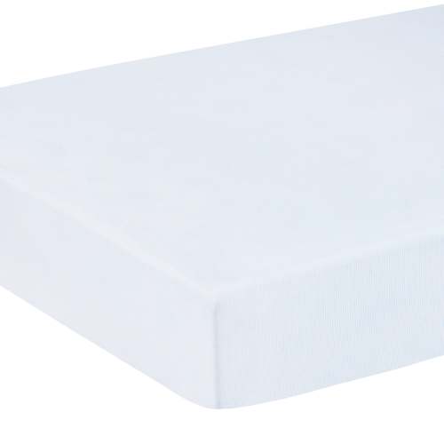 Pima Crib Sheet - Light Blue Signature Stripe