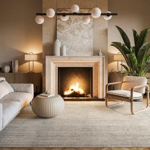 Nuloom Ashli Solid Farmhouse Jute Area Rug