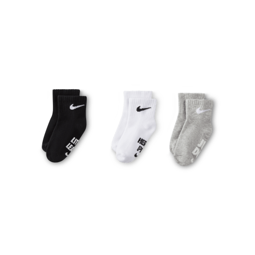 Nike Verbiage Gripper Socks (3 Pairs) Baby Socks. Nike.com