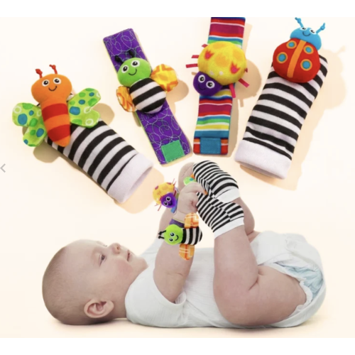Rattle toy socks