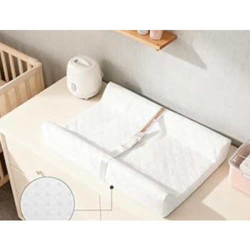 JVEOO Waterproof Baby Changing Pad, Non-Slip Wipeable Diaper Changing Mat with Safety Strap 32x16 Inch Infant Diaper Change Pad Suitable for Dresser & Table