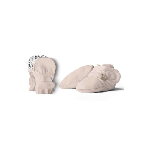 goumikids Stay-On Mitts and Boots Bundle Rose, 0-3 Months