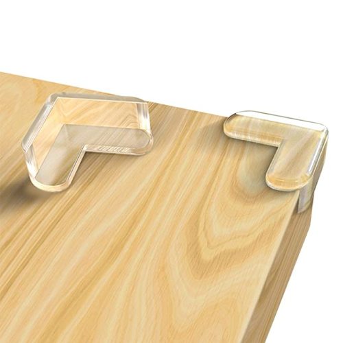 CalMyotis Corner Protector, Baby Proofing Corner Guards, Soft and Transparent, 100% Covered Adhesive, Improved Tasteless Corner Covers for Furniture Sharp Corner, 12 Count - Flavorless 12 count