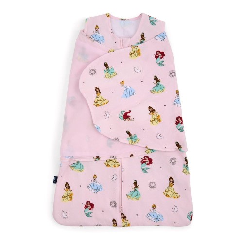 HALO Sleepsack 100% Cotton Swaddle Wrap Disney Baby Collection - Princess S: Snug Fit, Covered Zipper, Sleeveless