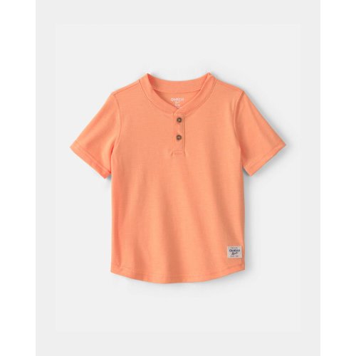 Toddler Boy Short-Sleeve Henley T-Shirt - Orange - OshKosh B'gosh | Carter's