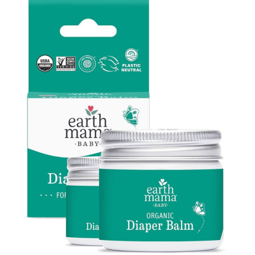 Earth Mama Organic Diaper Balm 2-Ounce | Diaper Cream for Baby | EWG Verified, Petroleum & Artificial Fragrance-Free with Calendula for Sensitive Skin (2-Pack)