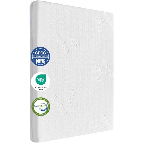 35x20 Bassinet Mattress for ANGELBLISS: 2" Thick Dual Sided Gel Memory Foam Bassinet Mattress Fit for Yamesmile/Bellababy/AMKE/ANGELBLISS Baby Bassinet