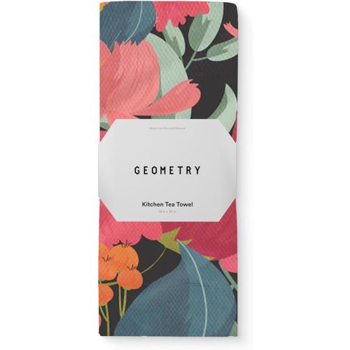 GEOMETRY Kitchen Tea Towels - Quick Dry Microfiber Dish Towels for Kitchen My Garden, 18" x 30" 1 Pack
