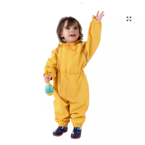 Kids Thin-Lined Rain Suits | Yellow