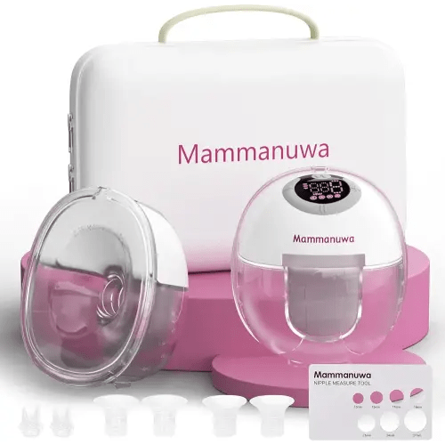 Electric Breast Pump - Lightweight, Portable, & Hands-Free with Baby Mouth Technology - BPA-Free, 4 Modes, 9 Levels - Elevate Your Breastfeeding Style with Mammanuwa S32